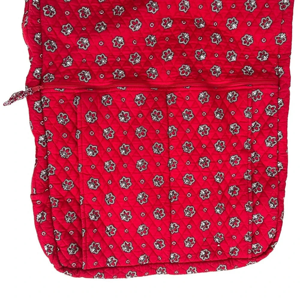 Vera Bradley Americana Red Garment Travel Bag Retired Vintage